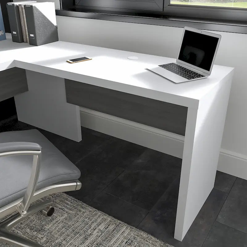 42-Inch L-Shaped Desk Return Bridge for Home Office Workstation