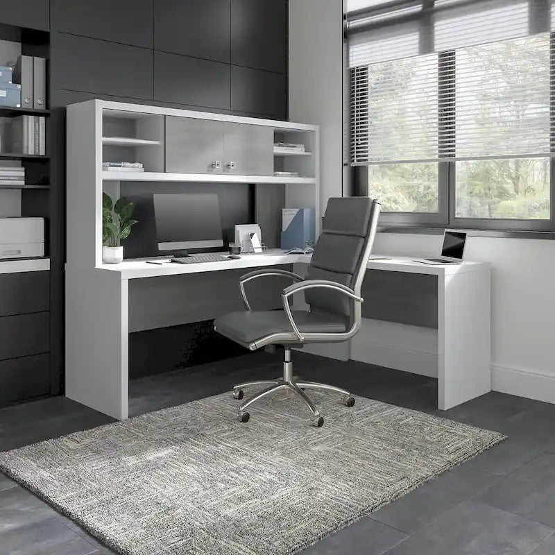 42-Inch L-Shaped Desk Return Bridge for Home Office Workstation