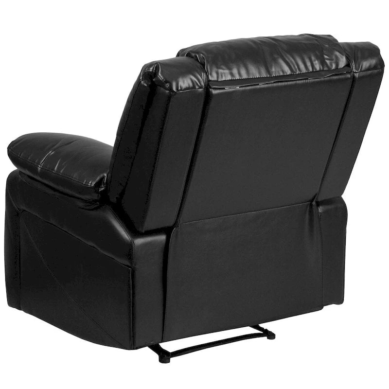 Pillow Back Leathersoft Recliner Chair with Plush Arms