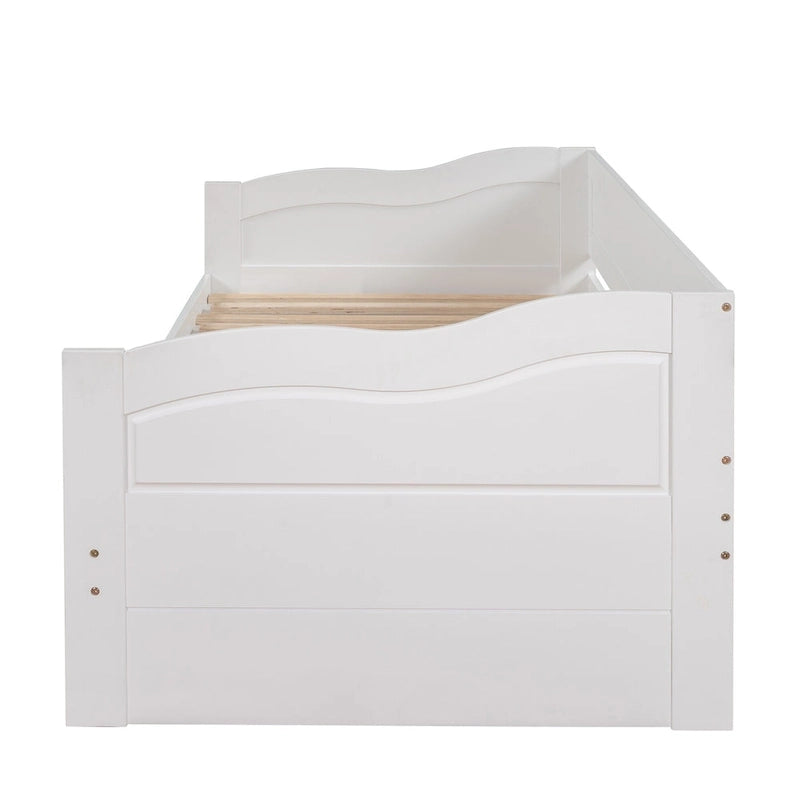 Twin Size Wooden Daybed with Storage Drawers