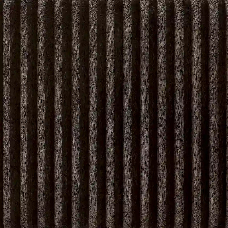 Corduroy Mid-Century Modern Velvet Upholstered Loveseat