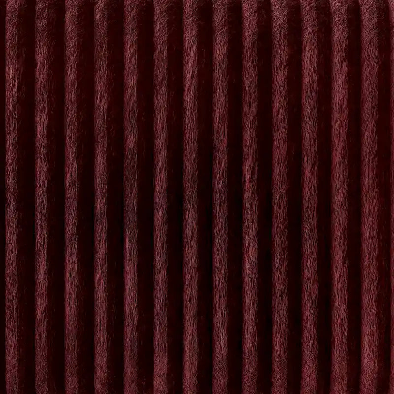 Corduroy Mid-Century Modern Velvet Upholstered Loveseat