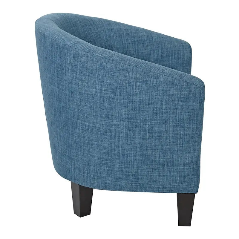 Mid Century Tub Chair with Dark Espresso Legs