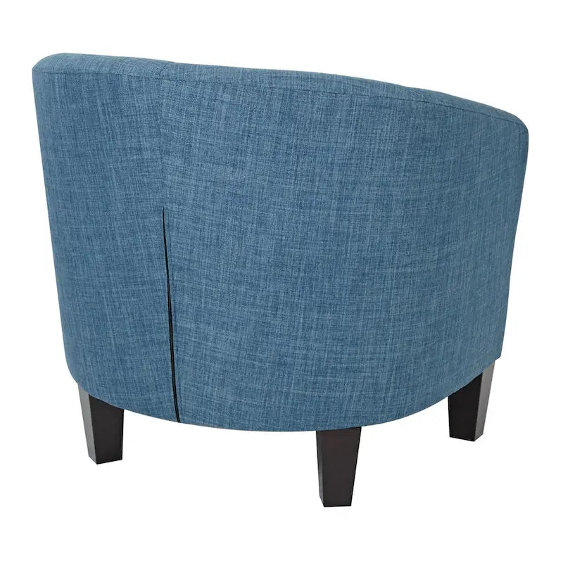 Mid Century Tub Chair with Dark Espresso Legs