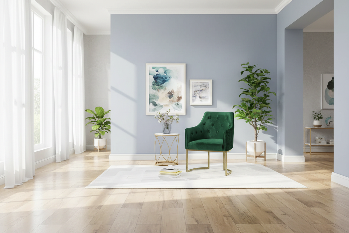 Emerald Green Tufted Glam Velvet Accent Chair - Hero Banner